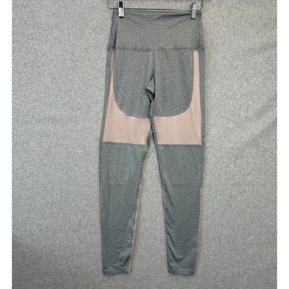 Splits59 Leggings Gray Pink Colorblock High Waist Yoga Athletic Womens Size S